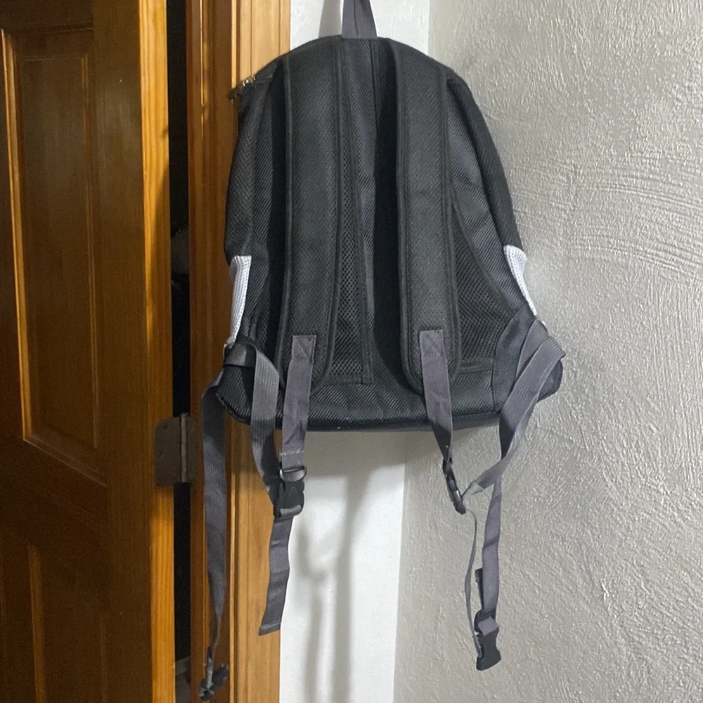 Dog backpack carrier up to 20 pounds 17Lx9ish deep